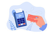 istock Hand holding debit or credit card for payment 1302890997