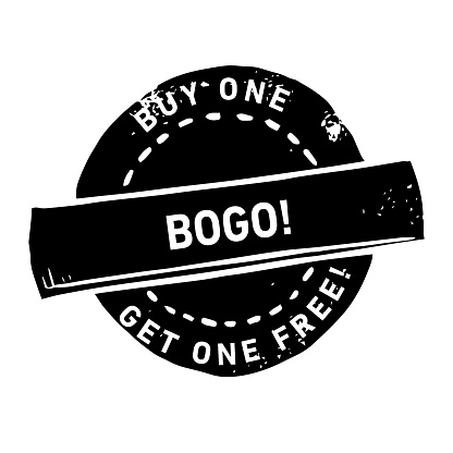 Handmade Linocut BOGO Rubber Stamp