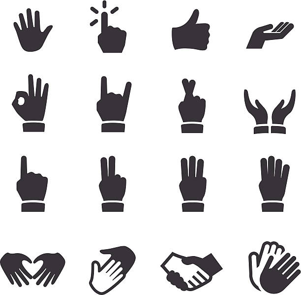 Hands Icons - Acme Series View All: hand symbols stock illustrations