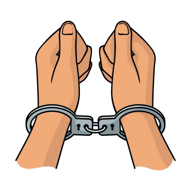 Cool Cartoon Handcuffs Drawing Easy pictures