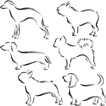 Handwriting small dogs