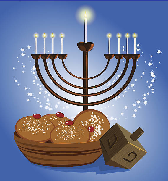 Royalty Free Hanukkah Family Clip Art, Vector Images
