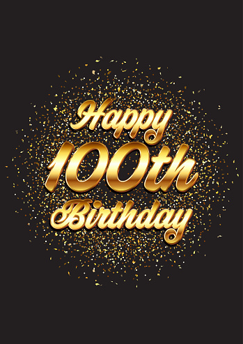 Happy 100th birthday card 1403