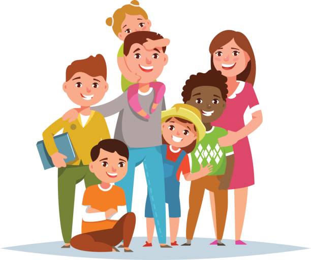 Image result for family clipart multiethnic