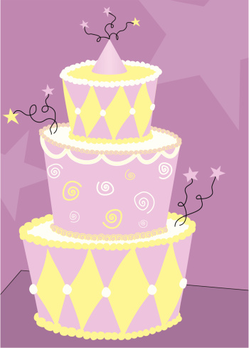 Happy Birthday Cake Vector