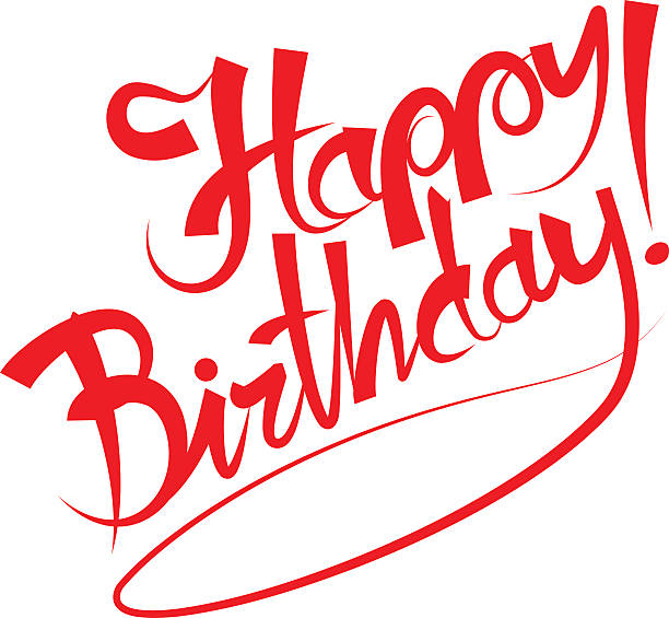 Best Happy Birthday In Cursive Writing Pictures Illustrations, Royalty ...