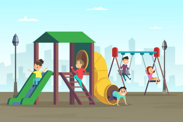 Parkland School Illustrations Royalty Free Vector Graphics Clip