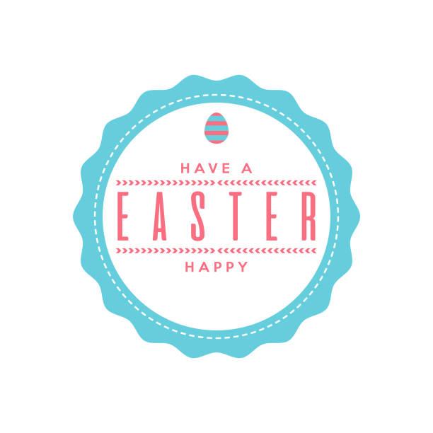 Happy Easter  easter sunday stock illustrations