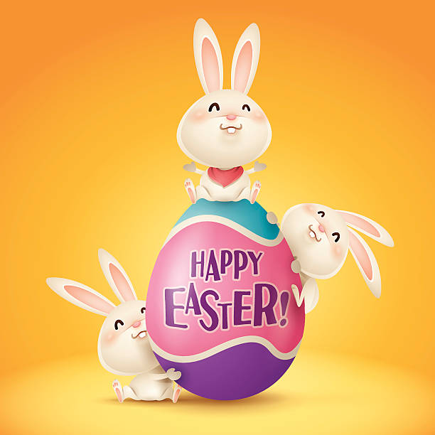 Happy Easter! vector art illustration