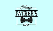 istock Happy Father’s Day Calligraphy greeting card. Vector illustration. 1308328973