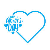 istock Happy Fathers Day lettering. Father's day text. stock illustration 1320117452