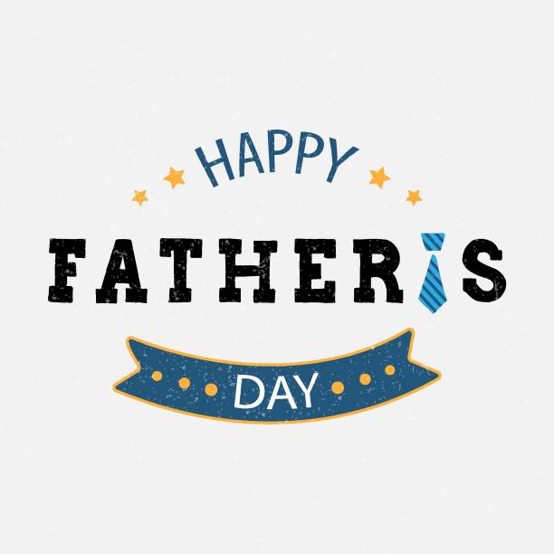 Happy Fathers Day Logo Badge Signs And Symbol Illustrations, Royalty