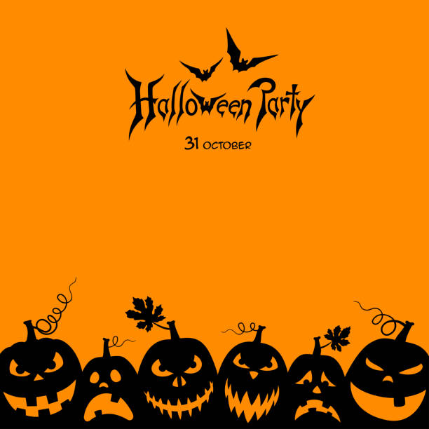 happy halloween-party - emotion spuk stock-grafiken, -clipart, -cartoons und -symbole