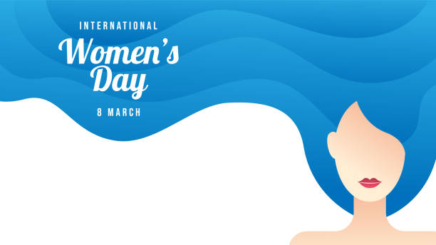stockillustraties, clipart, cartoons en iconen met happy international women's day. internationale vrouwendag op 8 maart platte ontwerp vector illustraties. - womens day poster