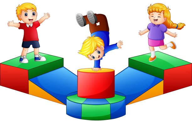 Indoor Playground Illustrations Royalty Free Vector Graphics