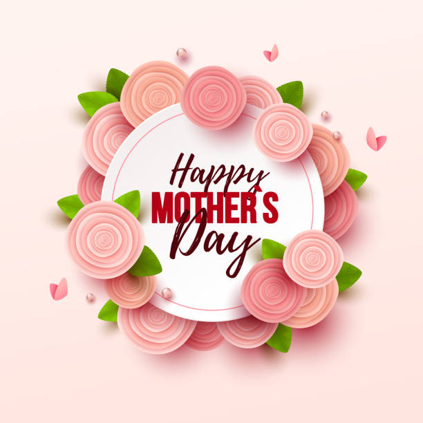 Happy Mothers Day background with flowers Happy Mothers Day background with flowers. Vector illustration. mother backgrounds stock illustrations