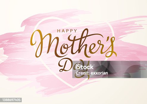 istock Happy Mother’s Day Lettering 1388697405