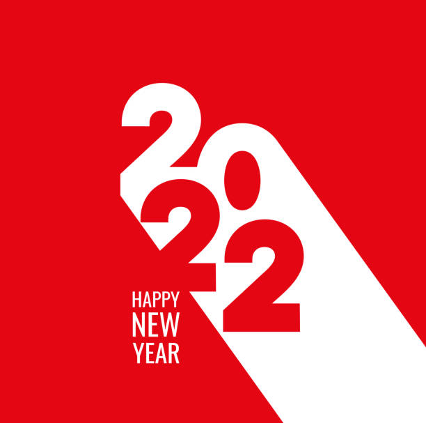 Happy New Year 2022 Background for your Christmas vector art illustration