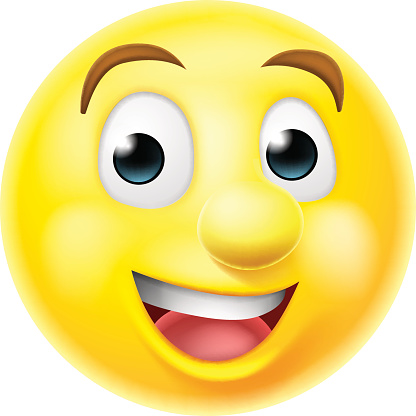  Happy  Smiling Emoji  Emoticon  Stock Illustration Download 