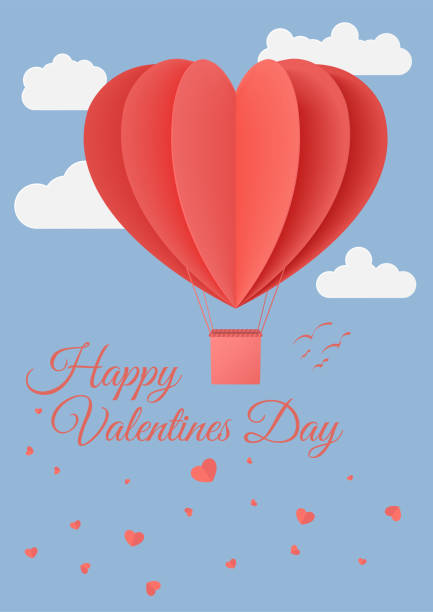 Happy Valentines day book cover print. Typography poster, card, label, banner template design. Vector illustration of paper hearts origami folded in half Happy Valentines day book cover print. Typography poster, card, label, banner template design. Vector illustration of paper hearts origami folded in half romance book cover stock illustrations