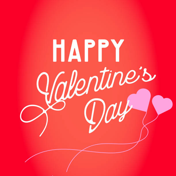 Happy Valentine's Day with hearts. Love concept. Vector illustration. vector art illustration