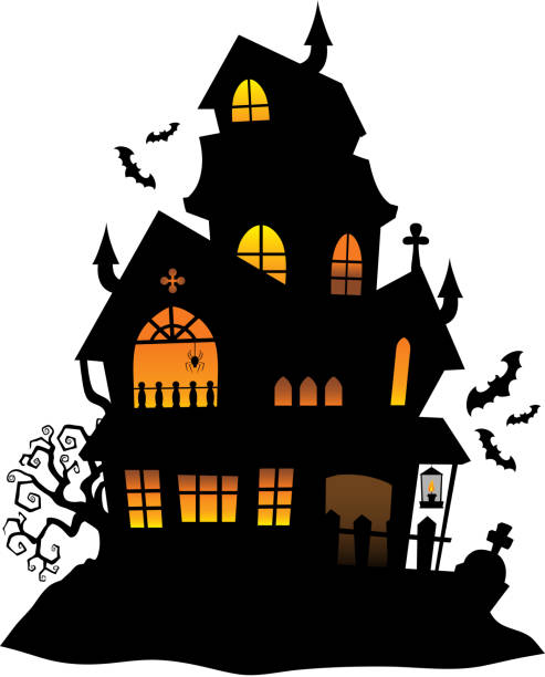 Royalty Free Haunted Mansion Clip Art, Vector Images & Illustrations ...