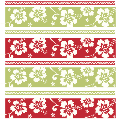 Hawaiian Christmas Pattern