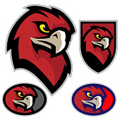 istock Hawk Head Mascot 900969398