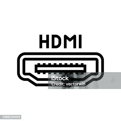 istock hdmi port line icon vector illustration 1288230493