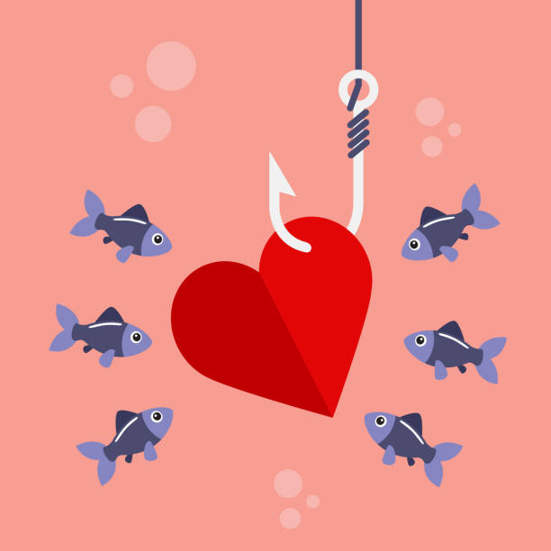 Download Fish Hook Heart Illustrations, Royalty-Free Vector ...