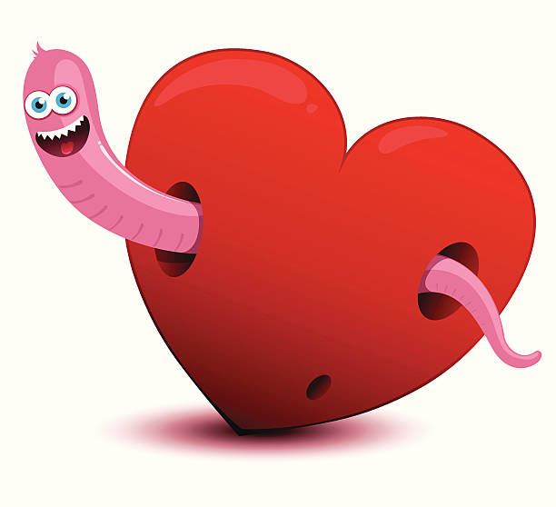 Heart problems vector art illustration