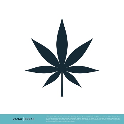 Cannabis Leaf Farmer Logo Illustrations SVG File