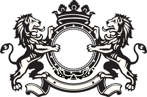 Heraldic Lion Crest 8