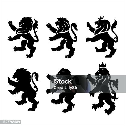 istock Heraldry lions 1327764184