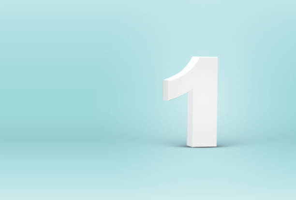 Neon Number 1 Stock Photos, Pictures & Royalty-Free Images - iStock