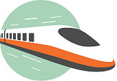 istock High speed train, modern flat design, vector illustration 684767302