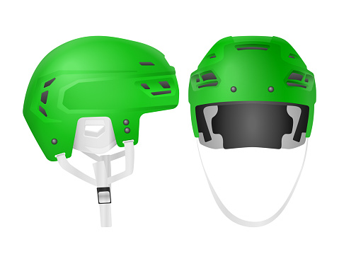 Hockey helmet set