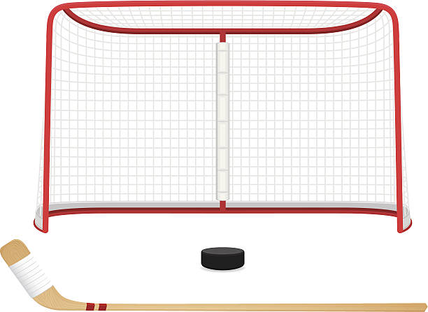 Hockey Net  hockey goalie stick stock illustrations