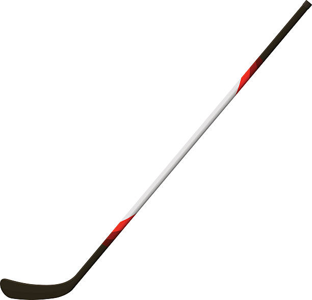 Hockey stick Vector illustration. Hockey stick isolated on a white background hockey stick stock illustrations