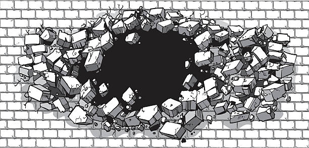Breaking Wall Illustrations Royalty Free Vector Graphics Breaking Wall Illustrations Royalty Free Vector Graphics