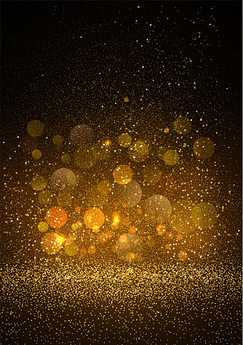 Holiday Abstract shiny color gold design element