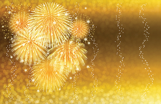 Holiday background[Fireworks in the Champagne]