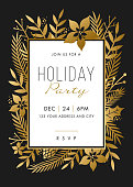 Holiday party invitation - Illustration