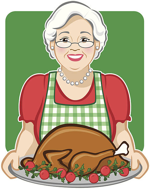 Holiday Turkey vector art illustration