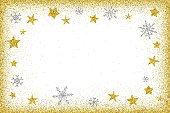 The eps file is organised into layers for the background, the frame, the stars and the snowflakes. Every single snowflake or star is a separate grouped object. You can move, delete or edit any object or group of objects.