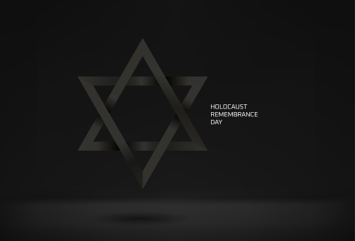 Holocaust remembrance day vector concept