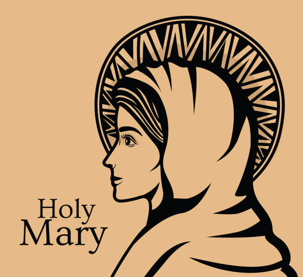 illustrazioni stock, clip art, cartoni animati e icone di tendenza di santa maria illustrazione - ferragosto