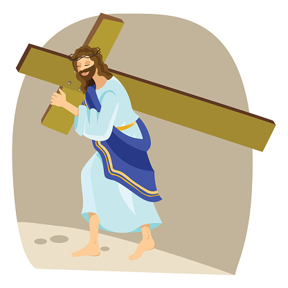 Holy Week Good Friday Crucifixion Of Jesus And His Death Stations