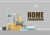 istock Home renovation background 1028643500