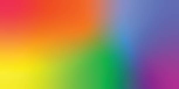 horizontal banner background with colorful rainbow vector gradient. pride colored in rainbow lgbtq gay pride flag colors backdrop. design texture for lgbt pride, history month - lgbtqia文化 幅插畫檔、美工圖案、卡通及圖標